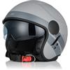 ORIGINE Casco Jet Moto Casco Aperto Scooter Omologato ECE2206 con Visiera