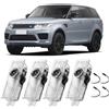 Motegear 4 Pezzi Luci Proiettore Porta Logo per Range Rover/Discovery/Discovery Sport/Aurora/Freelander, illuminazione sottoscocca auto, luce LED di benvenuto, illuminazione d'ingresso