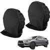 MINZHI 2 Pezzi Auto Ruota Copertura,Borsa Per Pneumatici Da 30 X 32 Pollici,Copertura Della Ruota Di Scorta,Copertura Per Pneumatici,Borsa Pneumatici Auto,Copri Gomme,Nero, Copertura Impermeabile