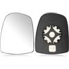 Anlseiod Vetro Specchio Retrovisore Destro 9636600QAH per Renault Trafic Mk2 O.pel Vivaro A Nissan Primastar 2001-2014 Vetro Specchio Retrovisore Riscaldabile 9636500QAK 7701050267 4408323 44010618