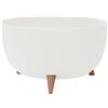 Siena Garden Oslo Stripe - Vaso per piante effetto strisce, 47 x 26,5 cm, in plastica sui piedi, con inserto