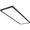 BRILONER- Plafoniera LED, pannello LED ultrapiatto, effetto retroilluminazione, luce bianca neutra, 3.000 lumen, nero, 580 x 200 x 30 mm (L x L x A)