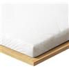 MISSCOZY Topper 140 x 200 cm - 8 cm di altezza, reversibile, durezza H3 & H4, schiuma gel & memory foam visco, certificato Öko-TEX, rivestimento lavabile, coprimaterasso per letto a molle, roulotte e divano