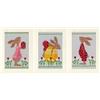 VERVACO Kit Punto Croce Contato SET DI 3 CONIGLI PASQUALI Biglietti Con Finestra Per Punto Croce 10,5 x 15 cm Set Fai Da Te Creativo Adulti Ricamate Accessori Per Lavoretti Creativi