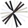 Aerzetix - Set di 10 Cerniere Lampo a Spirale N°5 55cm separabili con cursore - in Metallo Nylon Poliestere - Colore Misto - per Cucito Artigianato creazioni Tessili