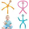 Ainiv Giocattolo Alpaca con Ventosa Telescopica, 3pz Spremere Giocatt per Bambini, Telescopiche Antistress Gioco, Giocattolo Educativo Contro Lo Stress, Giocattolo Tubo Pop a Giraffa per Bambini
