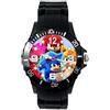 TAPORT Orologio al quarzo in silicone nero per i fan del gioco E5