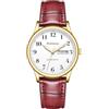 Timever Orologio da uomo classico ed elegante con cinturino in pelle,3 lancette,data,impermeabile fino a 3 ATM,numeri grandi,regalo per uomo