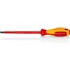 KNIPEX Giraviti per elettricisti per viti con intaglio impugnatura isolante, in materiale bicomponente, collaudato VDE 262 mm, 98 20 65