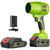Lonvgrt Seese Pro - Soffiatore Ultraleggero E Ultrapotente, Soffiatore Elettrico for Foglie Senza Fili Portatile, D'aria Turbo Super Potente Senza Fili(Green,1 Battery)