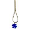 Generico Collana magnetica con Quadrifoglio (Blu)