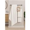 Corredocasa Set 3 Asciugamani Bagno Bianchi in Spugna Premium 100% Cotone - Tris Telo Doccia 100x150, Asciugamano 60x105, Ospite 40x60 - 500gr Super Assorbenti (Tris Luxury spugna extra)