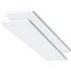 CLAR - Pannello LED 120x30, Plafoniera 120x30, 40W Luce Fredda 6000ºK (Pack 2)