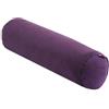 CUSROS Cuscino cilindrico in memory foam per cervicale, con fodera rimovibile e lavabile, supporto per colonna vertebrale e collo, cuscino rotondo per letto, seduta, gambe, schiena e yoga, viola scuro