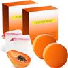 HapDeFu Sapone di Papaya - Pulizia delicata per pelle grassa e sensibile, consistenza migliorata e tono uniforme, sapone sbiancante alla papaia naturale per pelli sensibili. (2, 200g)