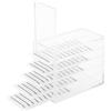 Sonew Ciglia Storage Box 5 Strati Acrilico Trasparente Porta Box Ciglia Ciglia Di Innesto, Ciglia Trasparente Box Extension Tool Scatola Di Immagazzinaggio Del Ciglio