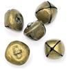 Wambere 50 piccoli campanelli per fai da te, mini campanelle per fai da te, antiruggine, in metallo, per gioielli, fai da te, confezione regalo, decorazione natalizia, bronzo, 20 mm