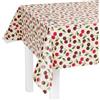 LILENO HOME Tovaglia lavabile al metro, 160 x 140 cm (bordo tagliato), motivo chiese, impermeabile, ideale come tovaglia o runner per tenda da birra