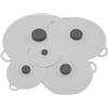 XSEXO Coperchio in silicone, 5 pezzi, riutilizzabile, coperchio a ventosa in silicone, 5 misure, antipolvere, resistente al calore, con effetto di aspirazione per cucina