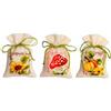 VERVACO Kit Punto Croce Contato TEMPI AUTUNNALI SET DA 3 Sacchetti Bomboniere Da Ricamare Punto Croce ca. 8 x 12 cm Set Fai Da Te Creativo Adulti Ricamo Casa Decorazioni Per Lavoretti Creativi