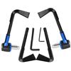 Yosoo Leve Freno per Protezione Impugnatura per Moto, Leve Freno per Protezione Impugnatura per Moto CNC Proteggi Protezione Protezione per Moto Manubrio per Protezione Leva Freno R1 Paraleve Moto 16mm(blu)