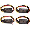 Leapiture 4PCS DC9 26V LED Luce Freno Lampeggiatore Stroboscopico Controller Fanale Posteriore Lampeggiatore 16 Modalità Regolabili Per Auto Moto