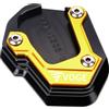 LLIDFONK Compatibile con VOGE DS900X DS625X DS525X 900 625 525 dsx DSX 900 625 525 2024 2025 accessorio in alluminio per moto supporto piedistallo laterale piedistallo allargato (Oro)