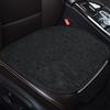 DEARBAG Cuscini Sedili Anteriori Elegante, Coprisedile Auto Traspirante in Lino, Cuscino Auto Guidatore con Cuscinetto in Silicone Antiscivolo, Cuscini per car per Maggior Parte dei Veicoli (Nero, 50x50cm)