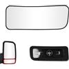 SENZEAL Vetro Specchio Retrovisore Riscaldato Lato Passeggero per Mercedes-Benz Sprinter 906 2006-2018 VW Volkswagen Crafter 2006-2016 A0028112033 2E1857588A (Inferiore Destro)