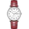 Timever Orologio da uomo classico ed elegante con cinturino in pelle,3 lancette,data,impermeabile fino a 3 ATM,numeri grandi,regalo per uomo