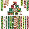 Acuiwer Braccialetti Slap per Bambini Schiaffo Braccialetti Slap 24/30/50 Pezzi Corsa/Dinosauri/Animale/Spazio/Unicorno/Hawaii/Costruzione Veicolo (Rugby-24 pezzi)