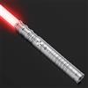 Lischwert Spada Laser,Sciabola Laser RGB 10 Colori 3 Voci Modelli, Spada Luminosa a LED duello per Adulti e Bambini, Accessori per Cosplay con modalità Sonora (63 cm-Argento)