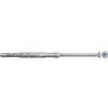 Fischer Tasselli prolungati SXRL 10X200 T, 50 tasselli con 50 viti,Per: facciate, controsoffitti e sottostrutture per tetti in legno e metallo, cornici in legno, serramenti e finestre, 522705