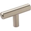 Amerock 10BX19009CSG9 bar tira 1 - 15/16 pollici (49 mm) Lunghezza knob-10 pack-19009, Sterling nickel