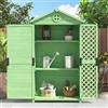 Trdlpyn Casetta da giardino, resistente alle intemperie, per esterni, in legno, per giardino, non sbiadisce, ecologica, verde