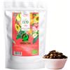 IDILICC TEA Rooibos Infuso 100% Ecologici 150 Gr. Tè Rosso Naturale del Sudafrica con Finocchio e Tiglio. Rooibos Rilassante. Riduce l'Acidità di Stomaco. Infusi Sfusi. Infusi Assortiti