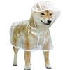 BSTCAR Impermeabile per cani con cappuccio, impermeabile in PVC trasparente, per cani di piccola e media taglia Schnauzer, Teddy, Chihuahua, maltese, Yorkshire, Bassotto, Corgi, Pug
