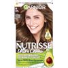 Garnier Nutrisse - Tintura per capelli castani permanente, fino al 100% di copertura dei capelli grigi, con balsamo a 5 oli - 6 legno di sandalo