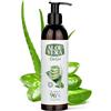 Laboratori del Mediterraneo Aloe Vera Gel 96% Biologico Lenitivo e Idratante per Viso e Corpo - con Acido Ialuronico, Doposole e Pelle Sensibile - Senza Alcol - LDM Aloe Vera Gel - 250 ml