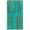 Trussardi Telo mare o piscina, realizzato in spugna di cotone 100% con effetto velour, mis. 95x180 cm, art. Logo line col. brown