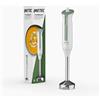 Imetec frullarapido, Frullatore a immersione, Gambo xl in acciaio, Lame in acciaio inox, Funzionamento a impulsi, impugnatura ergonomica, 450 watt