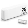 V VOOXA VOOXA - Tappi ad acqua per finestre, rettangolari, RAL9010, per fresature a taglio da 27 - 35 x 5 mm, 25 pezzi
