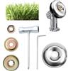suuosl Kit di fissaggio universale per testa di decespugliatore, spazzola decespugliatore, dado e lama, compatibile con tosaerba, tagliabordi, spazzola in metallo decespugliatore