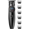 Generico Tagliacapelli Professionale Uomo Con Display LCD, Macchinetta Anti-scivolo Manico Ergonomico, Regolazione Lunghezza Silenzioso Per Barba E Capelli Bambini (16.1cm)