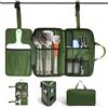 E EASTSTORM Camping Essential Attrezzatura da Tavola da Campeggio, 12 Utensili da Cucina da Campeggio per Escursioni all'aperto, Picnic, Barbecue con Borsa e Facile da Trasportare