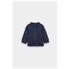 Tezenis Felpa Con Zip E Cappuccio Cotone Baby Blu