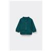 Tezenis Felpa Con Zip E Cappuccio Cotone Baby Verde