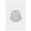 Tezenis Felpa Girocollo Cotone Stampato Baby Grigio