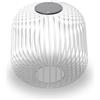 LUUK Studio Lanterna Solare, IP65, Lampada da Tavolo Senza Fili, Bianco, L