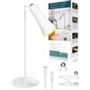 Klarlight 4-in-1 Lampada da Scrivania LED con Magnete, Ricaricabile USB Senza Fili, 3 Modalità Colore & Regolabile, 360° Regolabile per Lettura, Ufficio, Comodino, Clip-On/Montaggio a Parete, Torcia